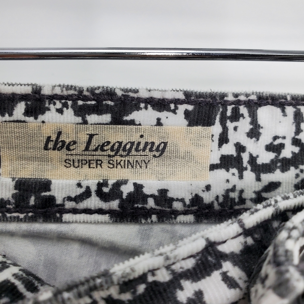 AG Adriano Goldschmied The Legging Super Skinny Jeans White Abstract Print - Picture 8 of 9